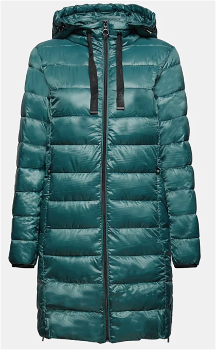 This lightweight teal quilted coat from Esprit is £99