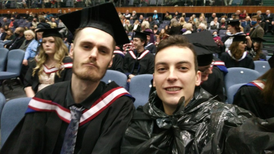 Will said the mortarboard and gown were too expensive