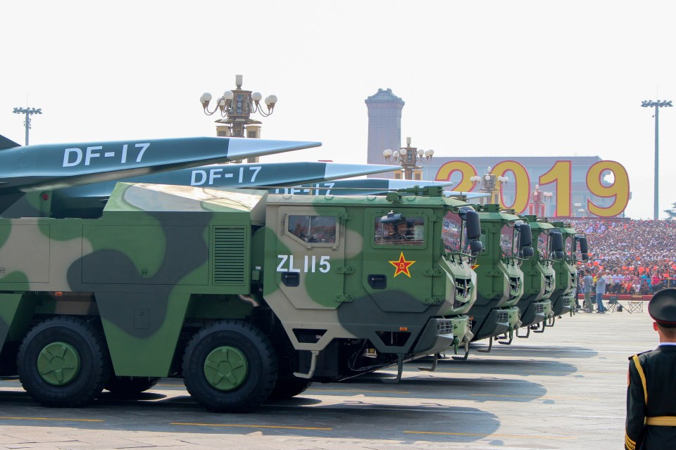 China is commissioning DF-17 missiles in ‘large numbers’