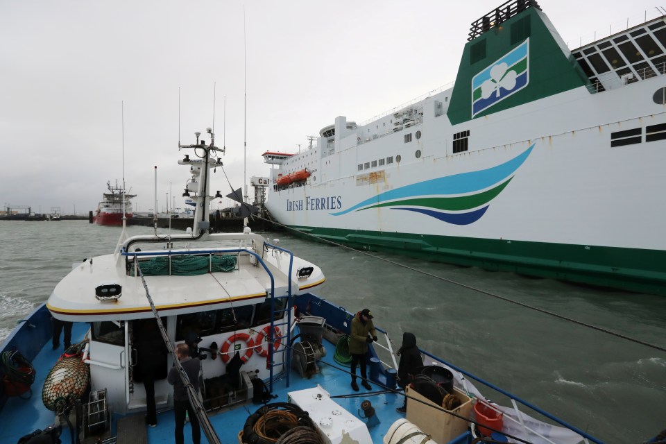 They’re protesting over a lack of licences for UK waters