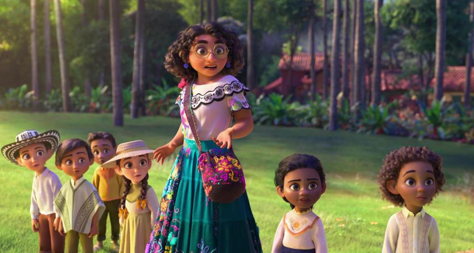 The magical movie is rooted in the culture of Colombia and follows the story of a family living in a magical mountain called the Encanto