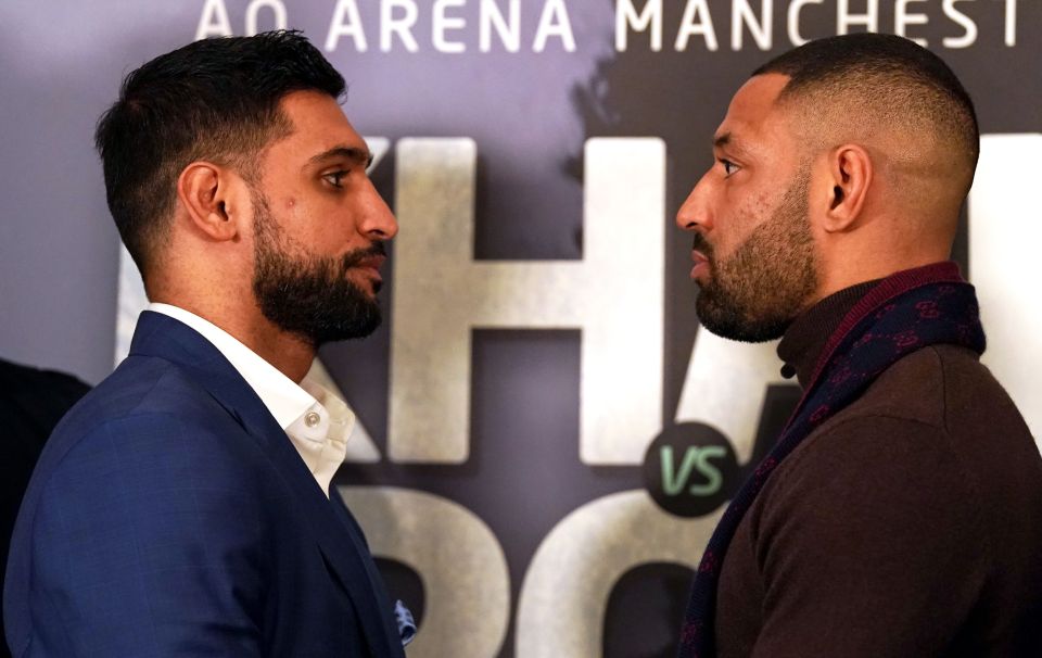 Amir Khan and Kell Brook will go toe to toe in the ring on February