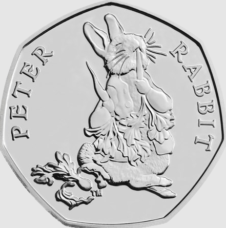 Peter Rabbit is one of the rarest 50p coins going – but that doesn’t necessarily mean it will be worth a lot