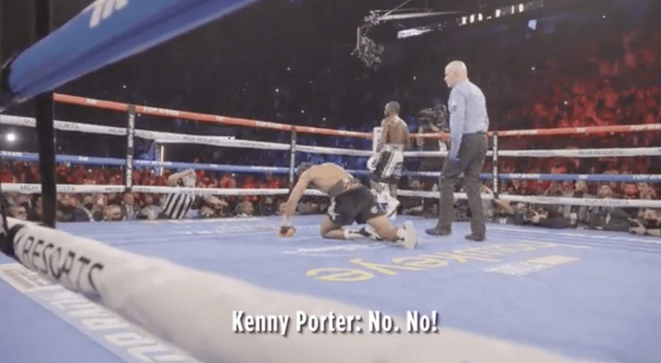 Shawn Porter was stopped moments later