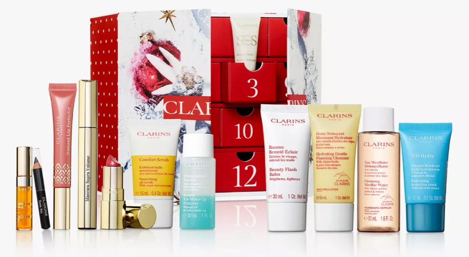  Save 20% on the Clarins advent calendar right now