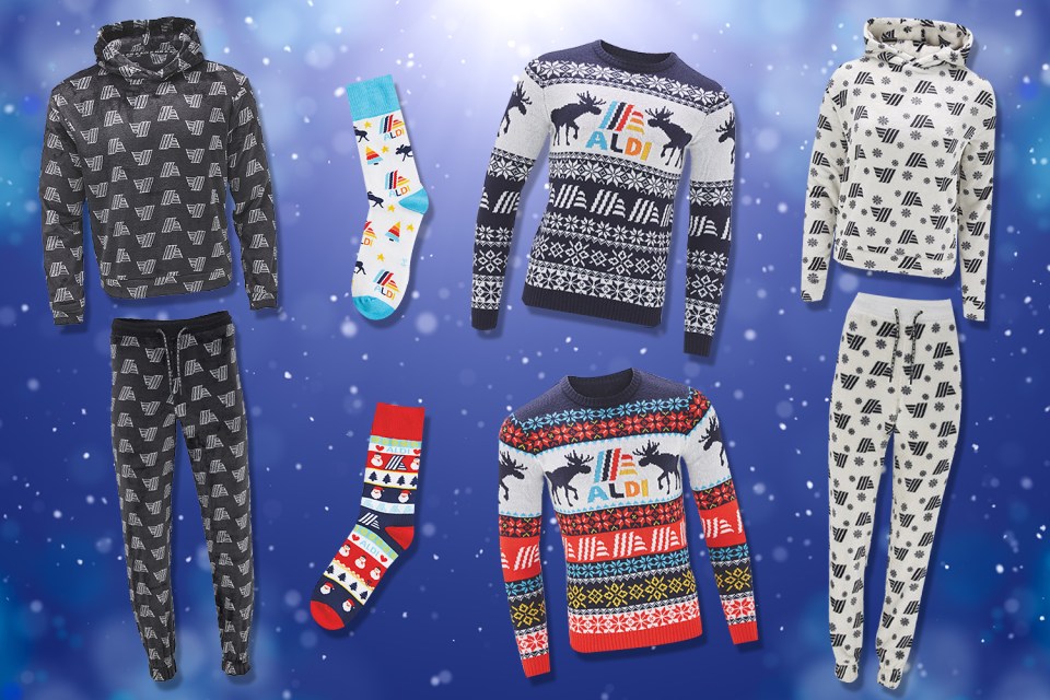 Aldi's Christmas clothing range hits stores on November 21