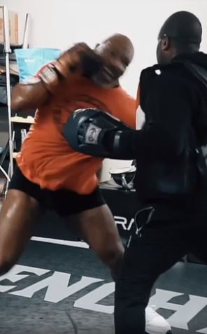 Tyson displays his power in his latest posted TikTok video