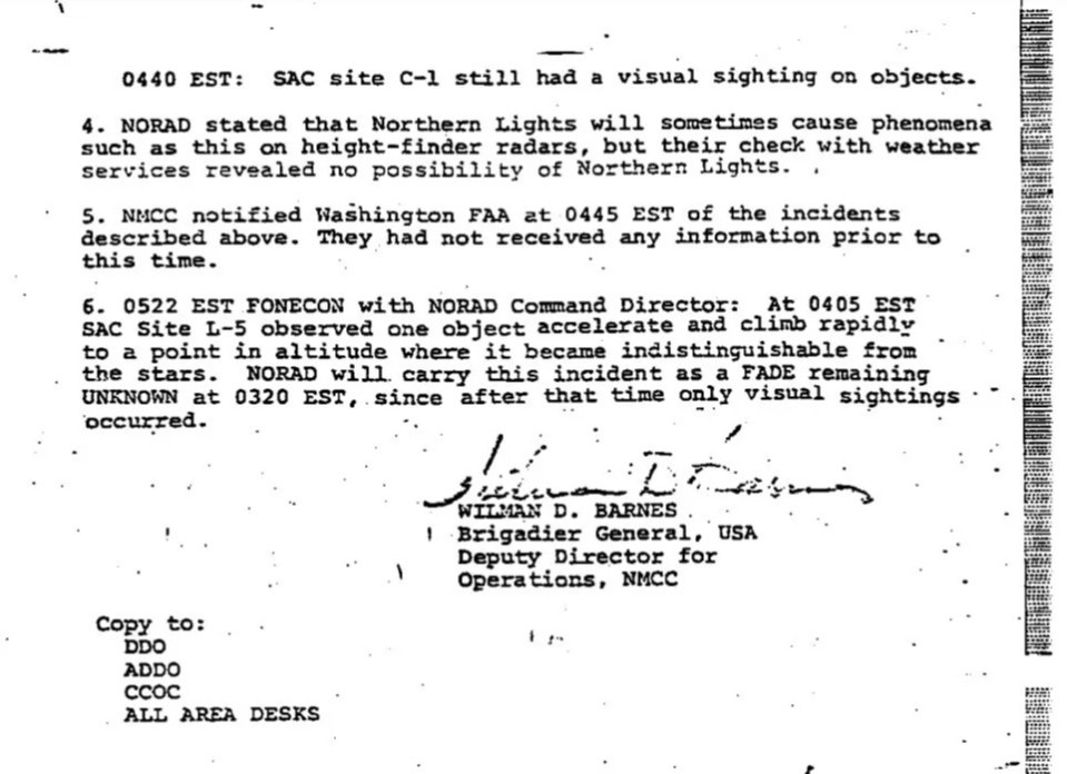 The CIA files detail the UFO encounter in Montana