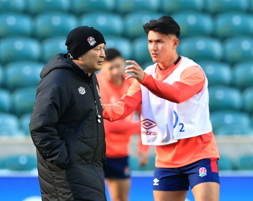 The England head coach used the comments as a warning for his rising star Marcus Smith