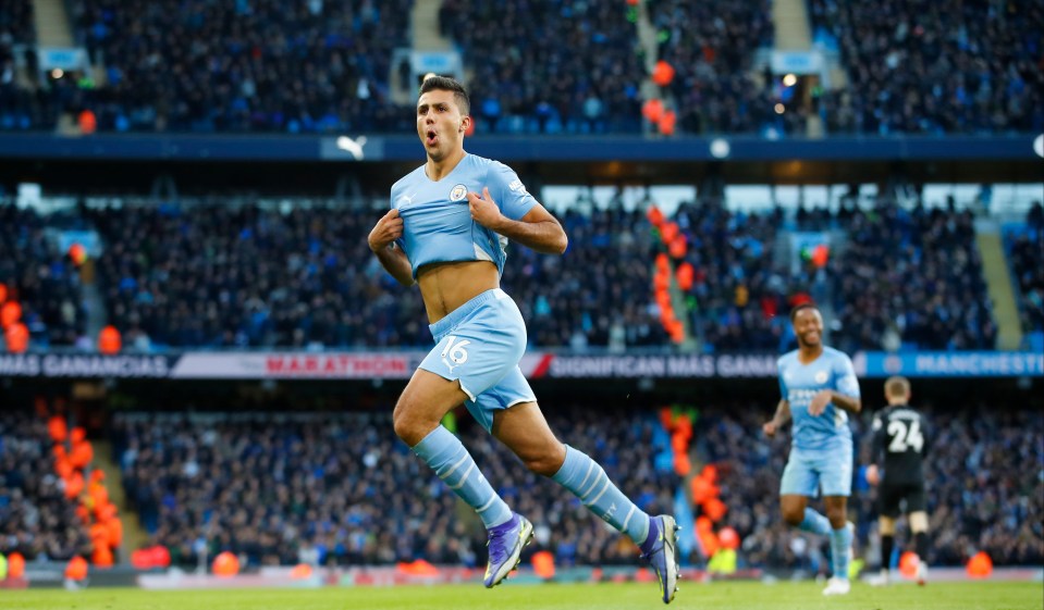 Rodri was man of the match after scoring a brilliant goal