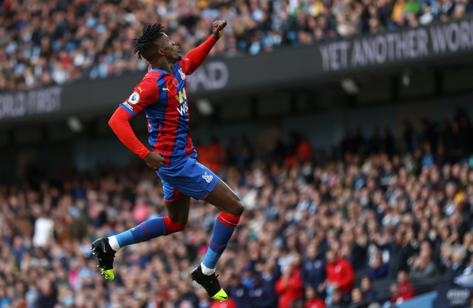 Wilfried Zaha missed Crystal Palace's draw with Arsenal last month