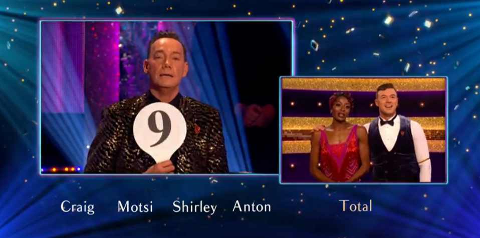 BBCraig Revel Horwood gave the couple a nine despite saying it was 'A-MA-ZING'