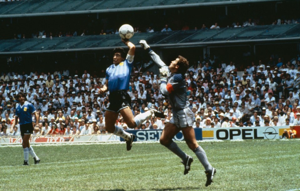 Could it be anything other than Diego Maradona's 'Hand of God'?