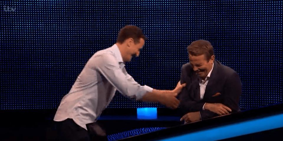 The show was a celebrity special and Brendan Cole was amused by Bradley's joke