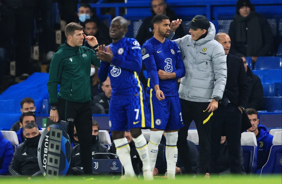 N'Golo Kante was subbed off in the first half in a potential injury blow