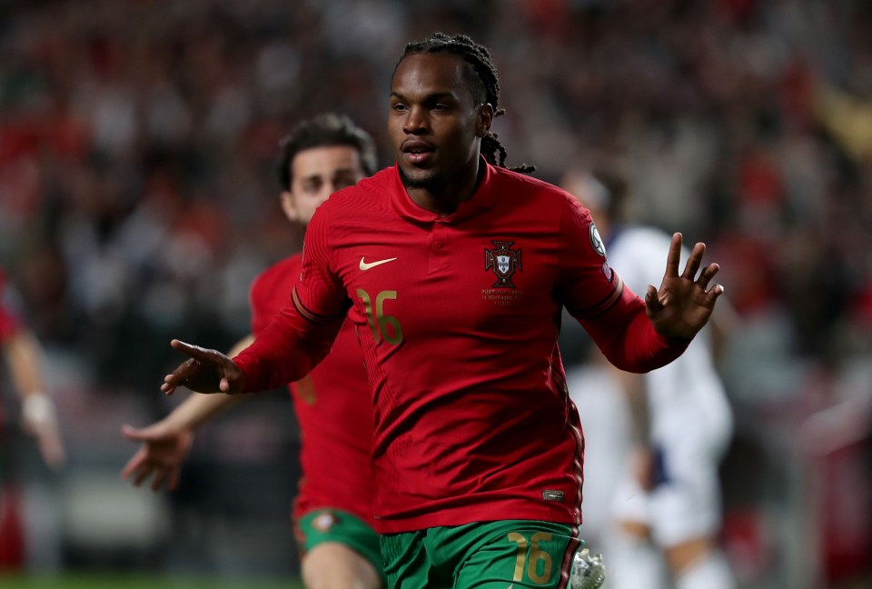 Renato Sanchez opened the scoring for the Euro 2016 winners in Lisbon