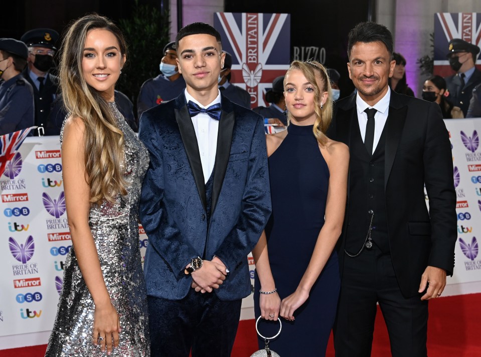 The family attended the Pride of Britain awards on Saturday.