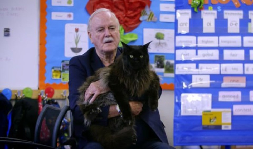 John Cleese made a rare TV comeback on The Pet Show last weekend