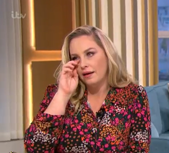 Josie Gibson broke down in tears on today's This Morning