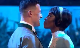 Strictly viewers thought AJ Odudu and Kai Widdrington were going to kiss again