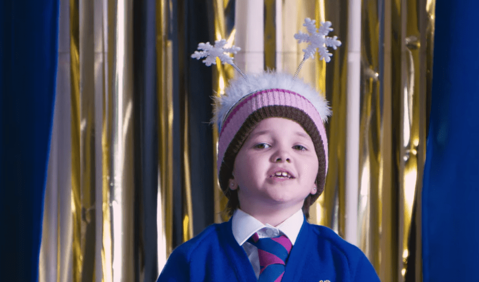 Maeve Dolan played Sam, the girl who always wore the stripey hat