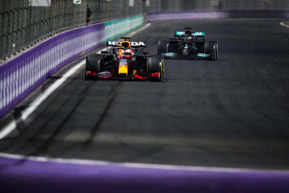 Lewis Hamilton, right, and Max Verstappen, left, have given F1 fans heartstopping drama this season