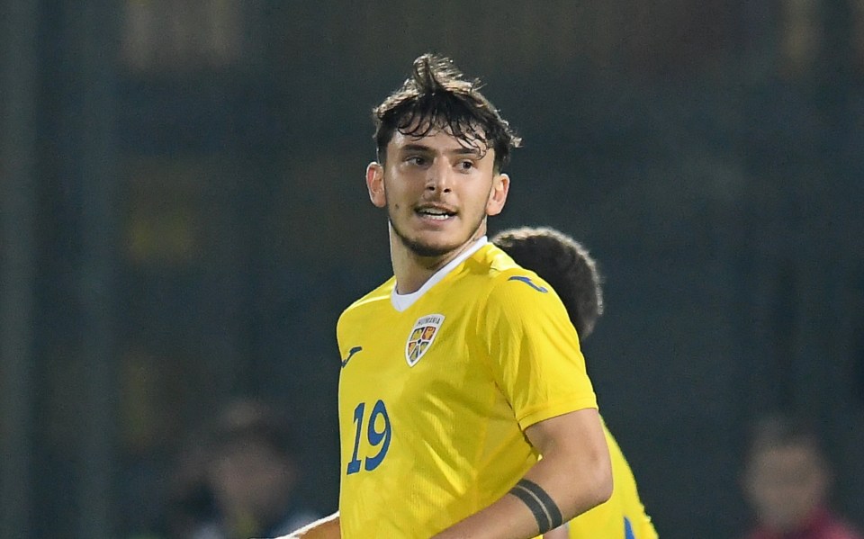 Ianisi Stoica has attracted Arsenal's attention early on in his career