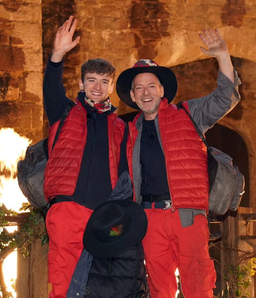 Adam and co-star Matty Lee left the I'm A Celeb castle last night