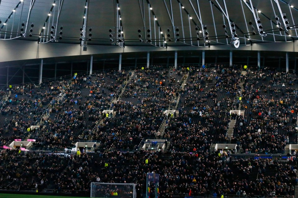 Fans will be able to stand in Tottenham's South Stand