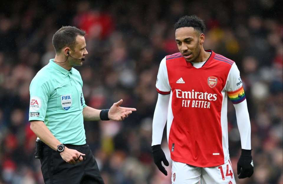 Pierre-Emerick Aubameyang has been urged to give up the armband