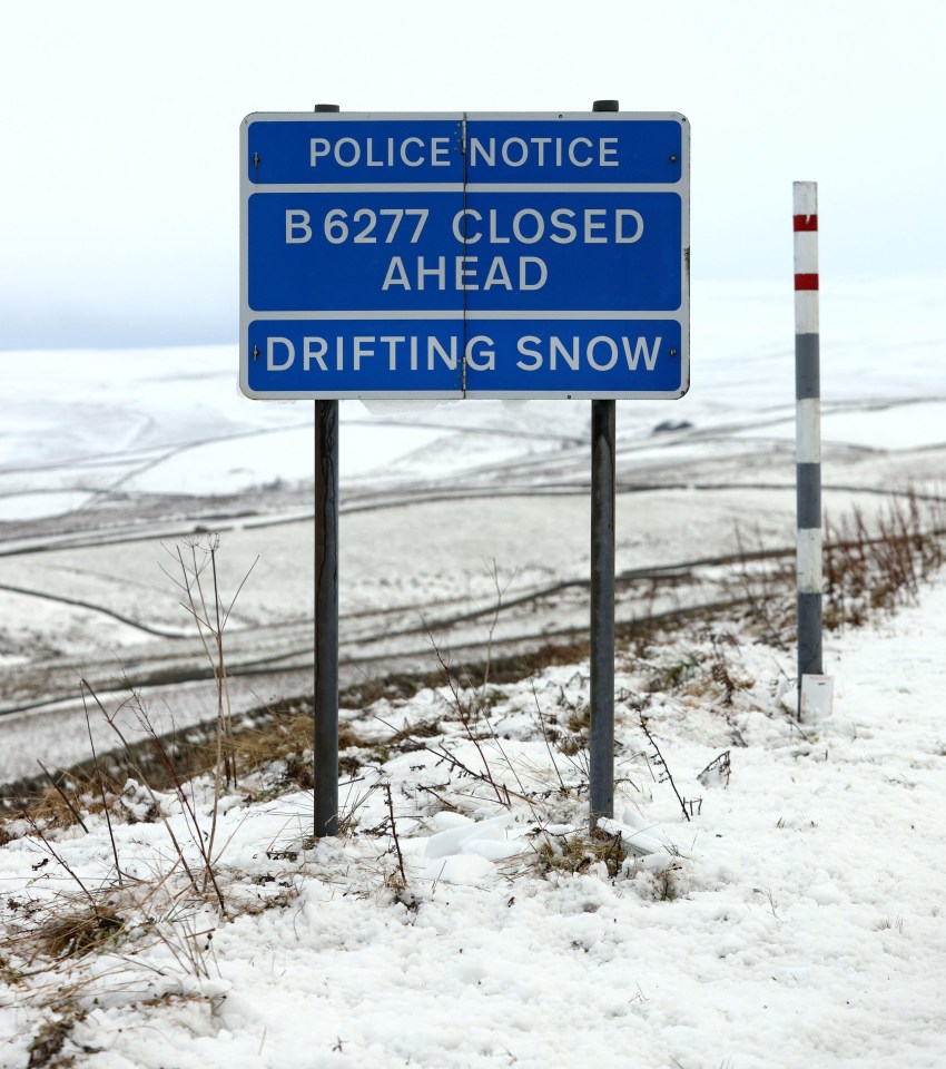 Snow has already started in County Durham