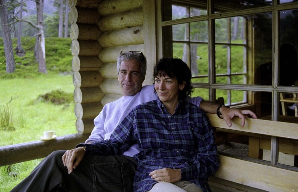 Ghislaine Maxwell and Jeffrey Epstein at the Balmoral lodge