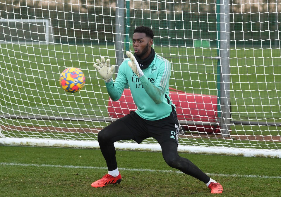 Okonkwo may get to become Arsenal's No2 if Leno leaves in January