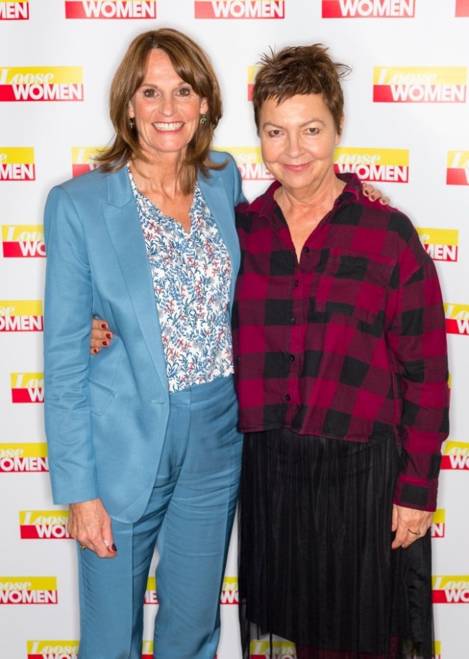 Tessa, right, appeared alongside former co-star Gwyneth Strong - who played Cassandra Trotter - on Loose Women back in 2018