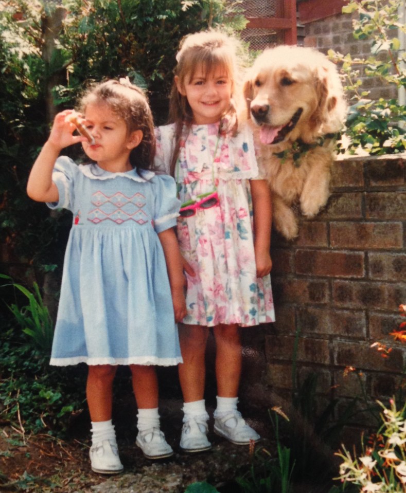 Lara (centre) was just a child when she was diagnosed with Type 1 Diabetes