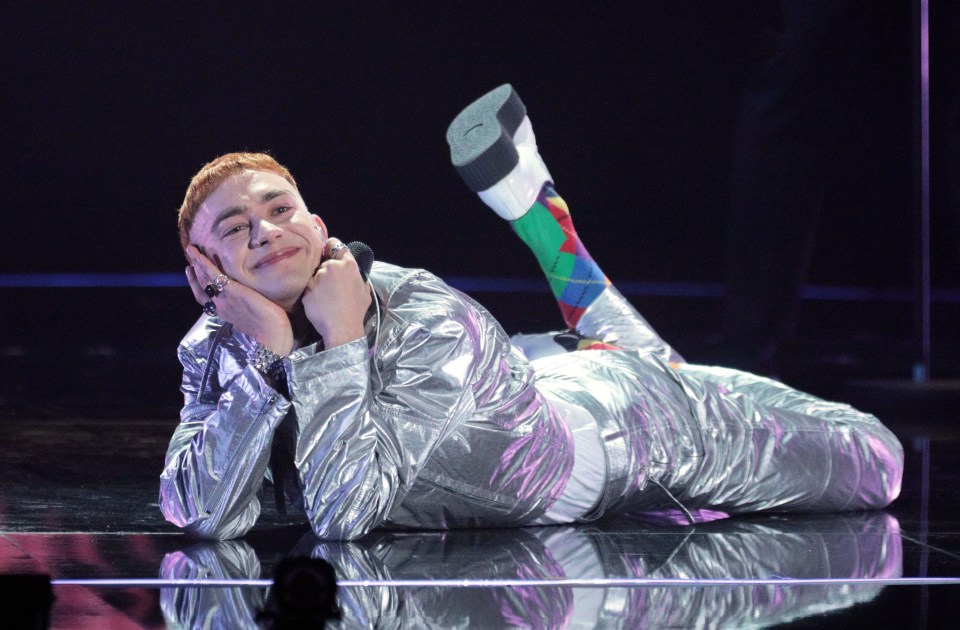 Years and Years frontman Olly Alexander soaked up the atmosphere midway through his performance