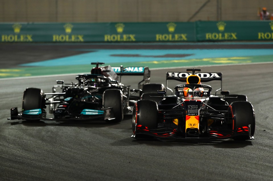 The Dutchman clinched the win on the final lap using soft tyres, whilst Hamilton was stuck on hards