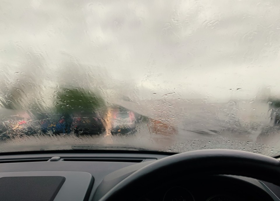 Car windows fog up when warm moist air comes into contact with the cold glass