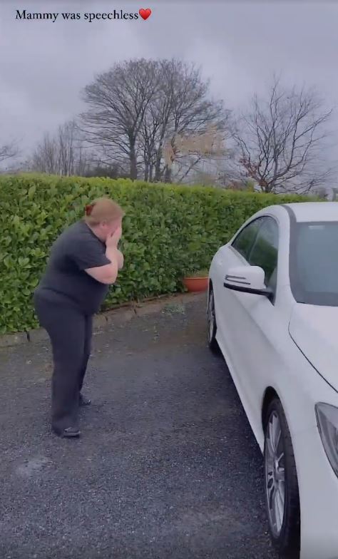 Maura's mum Sharon was seen breaking down in tears in the video