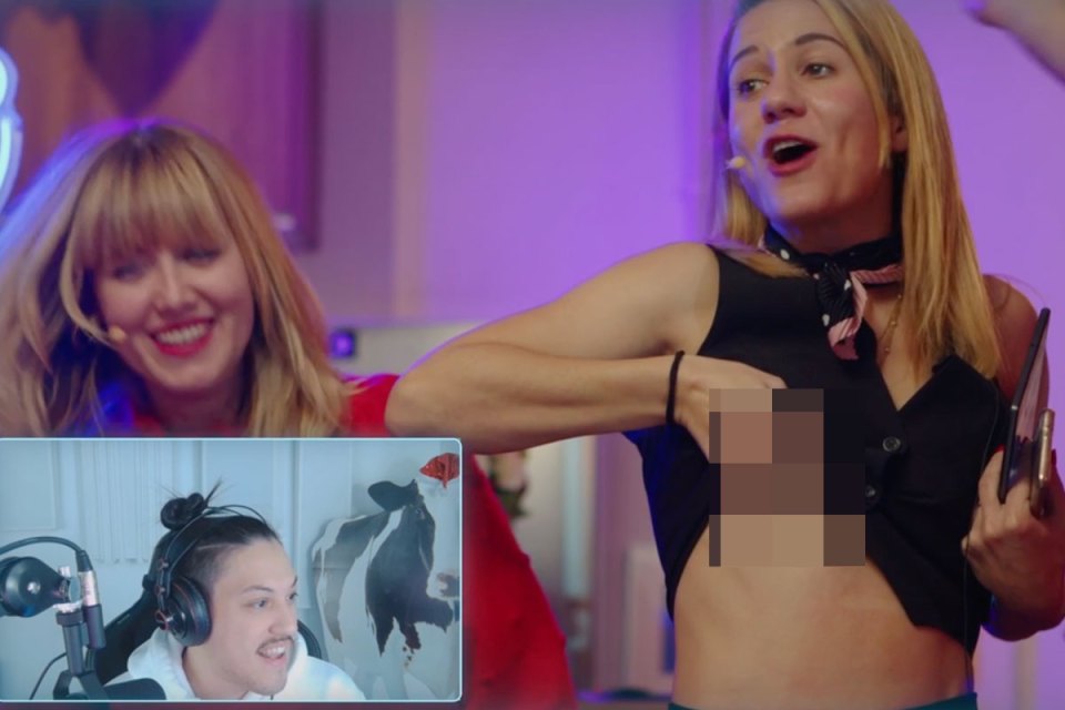 Host Henar Alvarez exposed herself during an official Amazon broadcast on Twitch