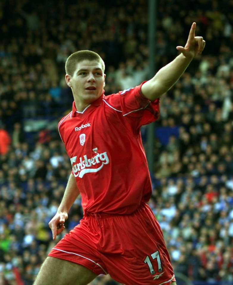 Steven Gerrard netted plenty of stunning strikes in his playing days for Liverpool