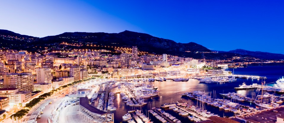 The incredible harbour at Monaco which hosts the famous Grand Prix