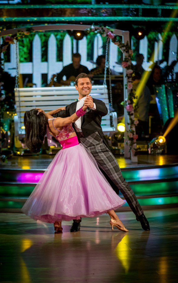 Mark appeared on Strictly in 2014 and made it to the final