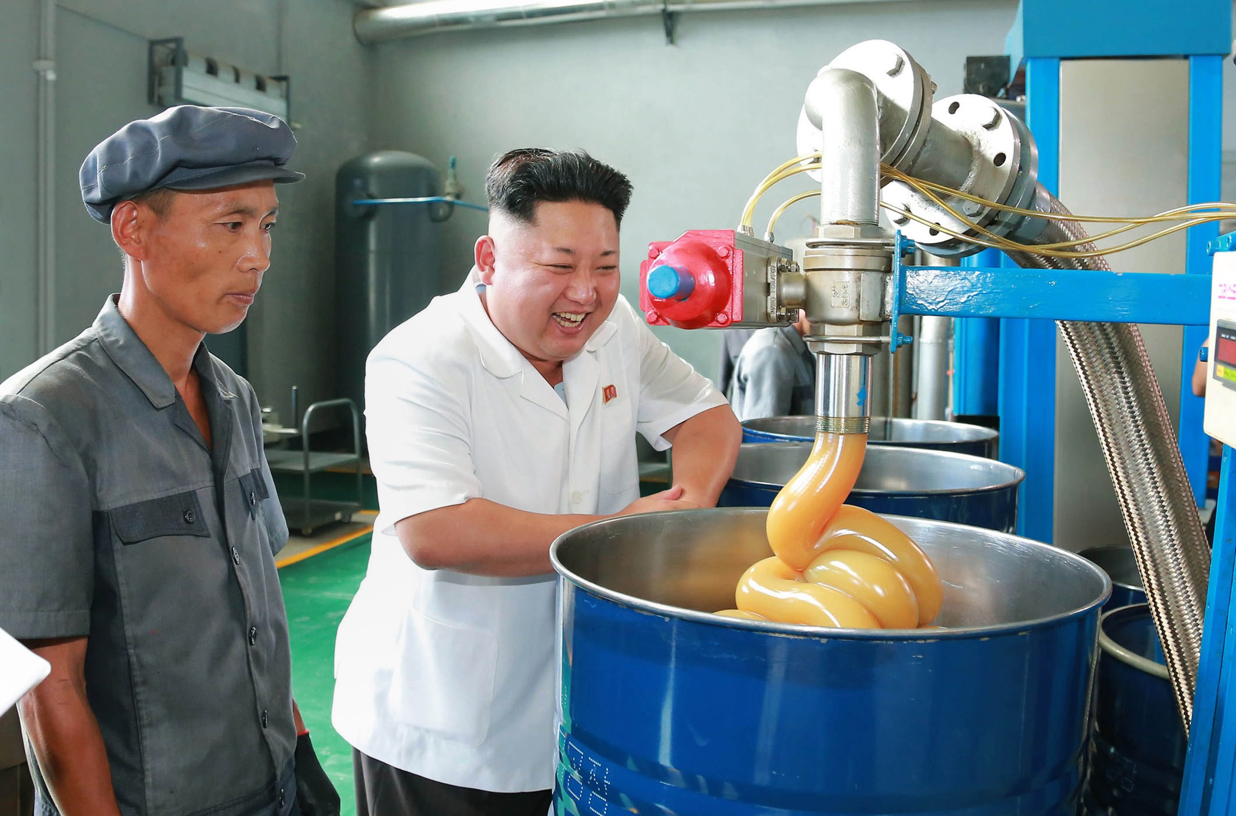 Like his dad, Kim Jong-un loves his nosh