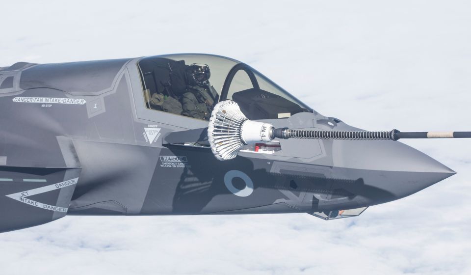 Could you accommodate a baby in the cockpit of an F35 Lightning?