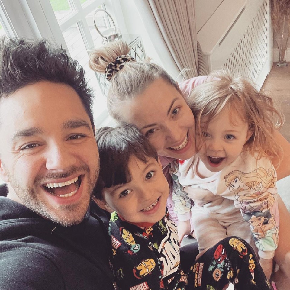 He shares son Teddy and daughter Elsie-Rose with wife Caroline