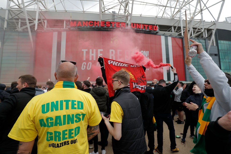 Manchester United's decision to join the European Super League earlier this year sparked fan protests