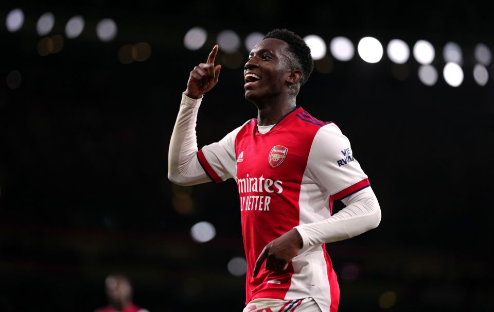 Eddie Nketiah has reportedly rejected Arsenal's latest contract offer