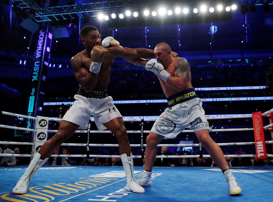 Anthony Joshua is currently on course to have a rematch with Oleksandr Uysk