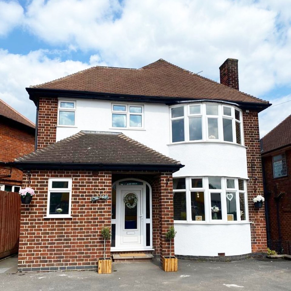 The 1930s home has three bedrooms and a conservatory